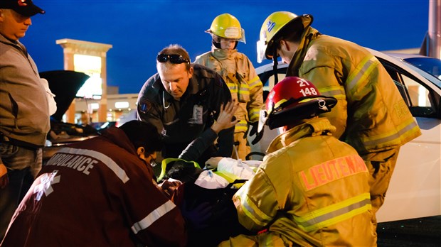 Accident avec blessée à Beloeil