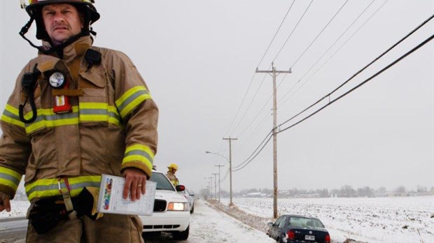 La première neige cause plusieurs sorties de route