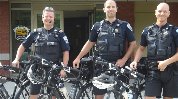 Les policiers à vélo : un complément efficace