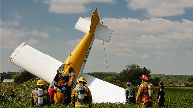 Un petit avion s'écrase à Saint-Mathieu-de-Beloeil