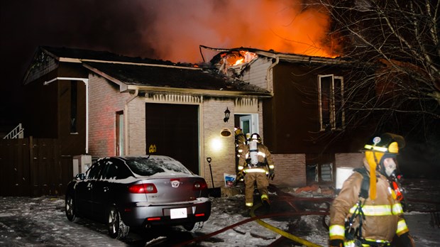 Un Grandbasilois voit sa résidence s'envoler en fumée