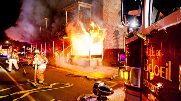 Incendie suspect dans le Vieux-Beloeil