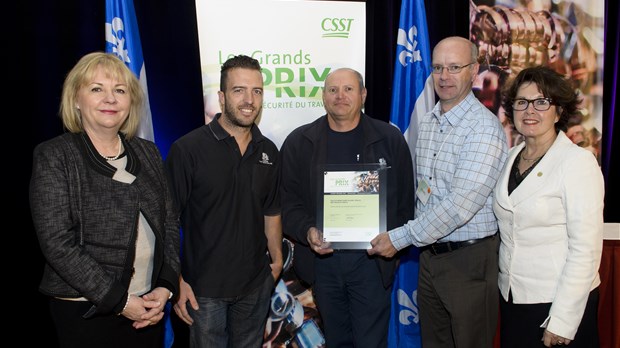 La CSST décerne un prix à la Ville de Mont-Saint-Hilaire