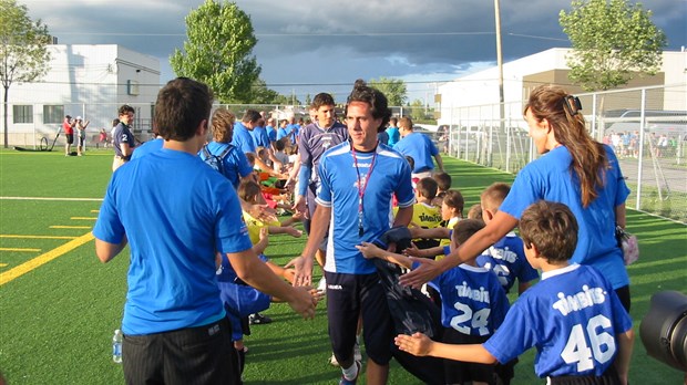 L’Impact de Montréal à l’entraînement dans la région