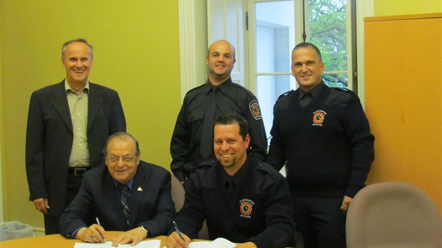 Les pompiers de Saint-Jean-Baptiste signent leur première convention collective