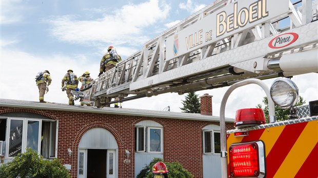 Incendie à Beloeil