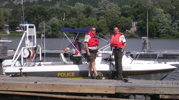 La patrouille nautique est à l'œuvre dans la vallée du Richelieu
