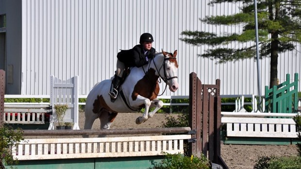 Une cavalière de Saint-Mathieu-de-Beloeil aux Jeux équestres du Québec