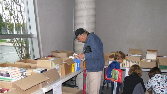 Vente de livres usagés au profit de la Société d'histoire de Saint-Basile-le-Grand