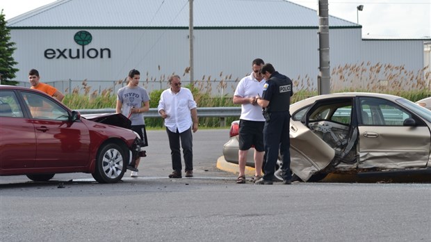 Accident à Mont-Saint-Hilaire