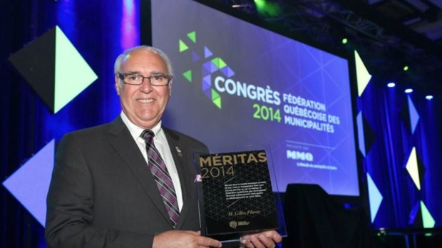 Le maire de McMasterville, Gilles Plante et Pierre Wilson honorés par la Fédération québécoise des municipalités