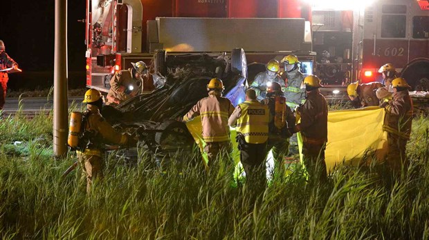 Accident mortel sur l'autoroute 20 à Ste-Madeleine