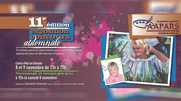 Expo concours automnal: Danielle Ouimet est l'artiste invitée