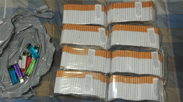 Contrebande de tabac: 4 000 cigarettes et 5 000 $ ont été saisis