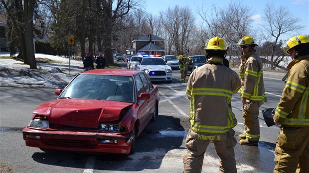 Accident sur le chemin des Patriotes