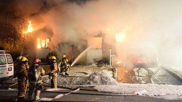 1er Janvier 2015, le feu ravage une maison