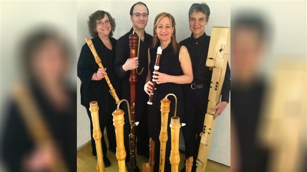 Un quatuor de flûtes en spectacle à la maison de la culture Villebon