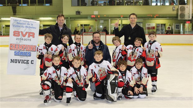 EN BREF | Les Titans de Saint-Basile sont les champions novice C de la LHMSVR