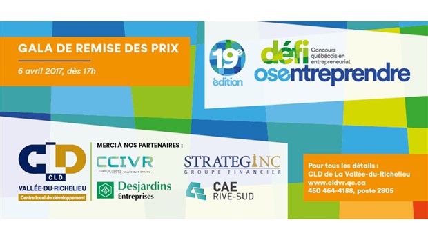 Le dévoilement des gagnants locaux du 19e Défi OSEntreprendre approche!