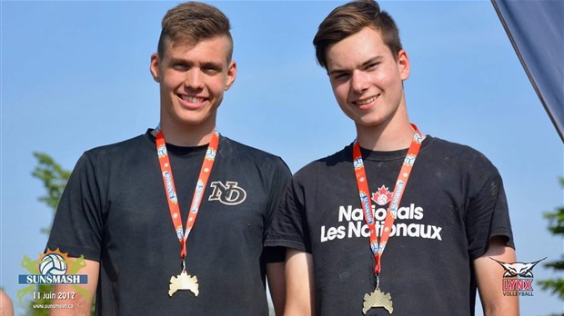 Le duo St-Aubin\Ducharme remporte le premier Sunsmash de la saison