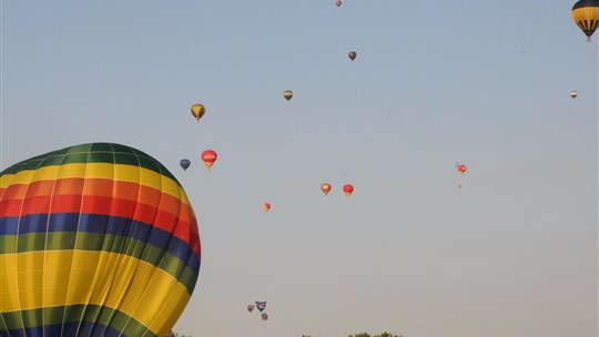 C'est partie pour la 34e édition de l'International de montgolfières de Saint-Jean-Sur-Richelieu