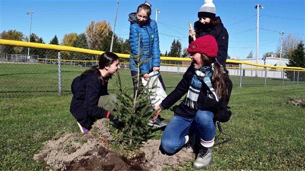 Saint-Blaise-sur-Richelieu accueille les arbres de Quincaillerie Richelieu 