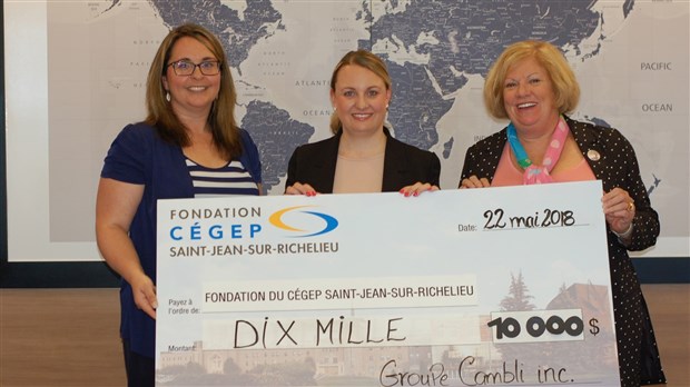 Groupe Cambli soutient la Fondation du Cégep et le Département de génie mécanique par un don de 10 000 $ ! 