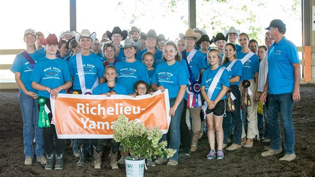 Championnat d’équitation western du Québec Équipe de Richelieu-Yamaska, Vice-championne 