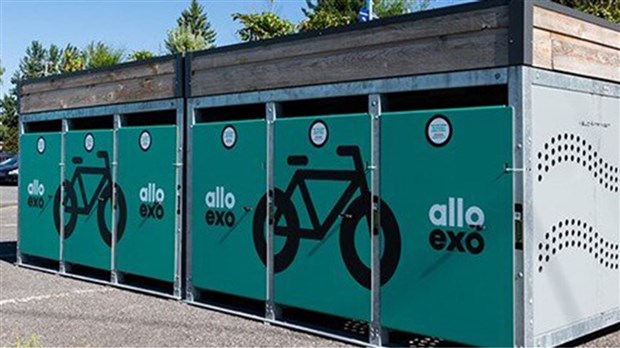 Des casiers sécuritaires et gratuits pour vélos au terminus Chambly 