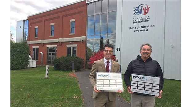 La station de traitement de l'eau potable de Saint-Jean-sur-Richelieu se démarque 