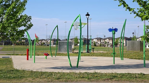 Les jeux d'eau temporairement ouverts à Chambly