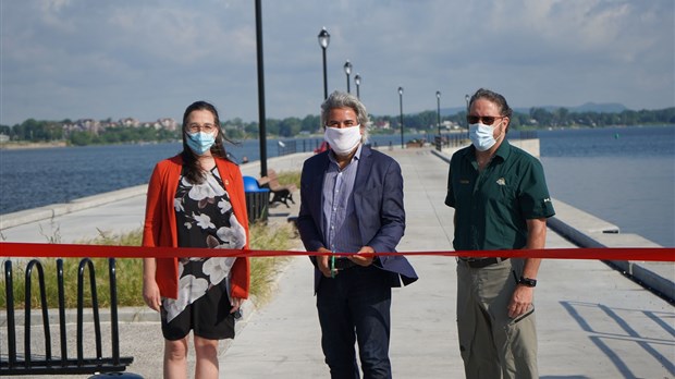 Le gouvernement du Canada a inauguré la jetée de Chambly 