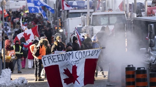 Le «convoi de la liberté» à Ottawa est choisi «Nouvelle de l'année au Canada»